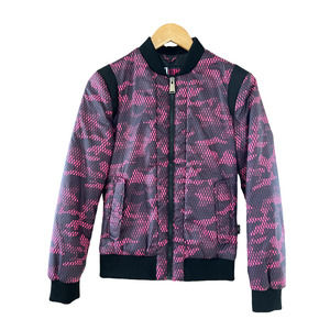 New Philipp Plein Sport Women's Pink Camo Bomber Jacket Size Small and Medium